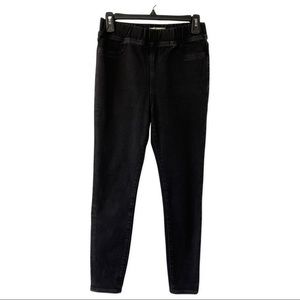 Madewell Pull-On Black Denim Stretch Jeans FA'19